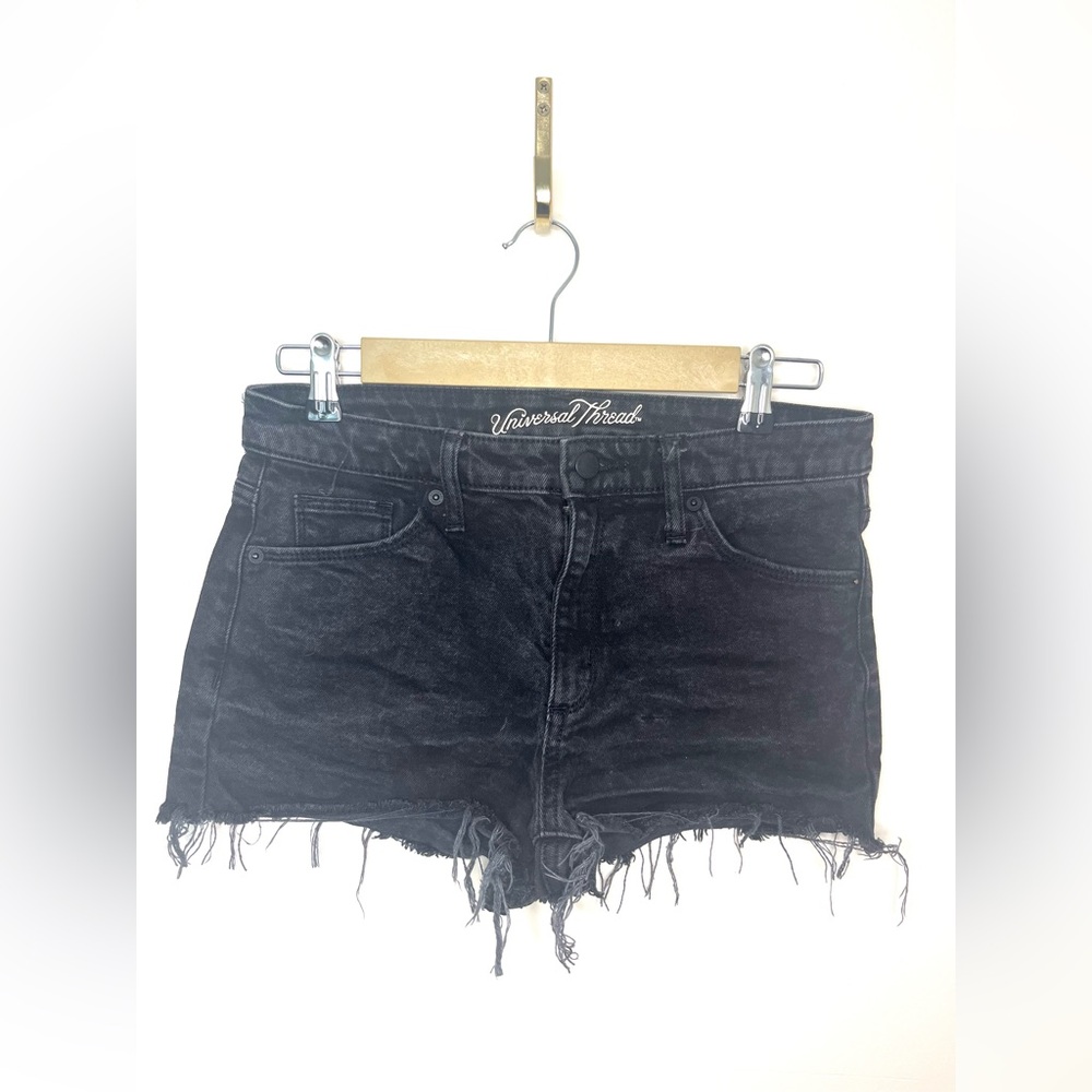 UNIVERSAL THREAD Target Black High Rise Shortie Shorts | 8/29R